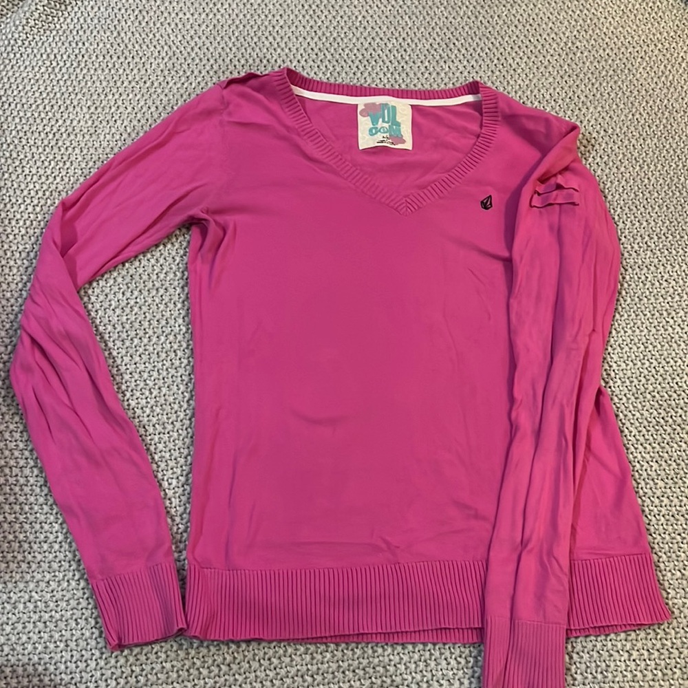 Pink Volcom Long Sleeve